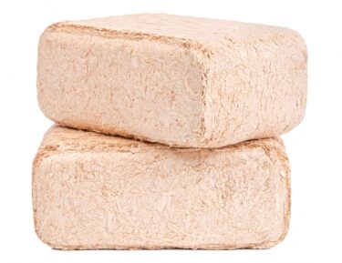Formstabile Holzbriketts