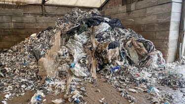 Highly contaminated agrifilm