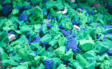 Kunststoff Flakes aus HDPE