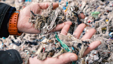 Zerkleinerte Pulper Rejekte für die thermische Ersatzbrennstoff Nutzung