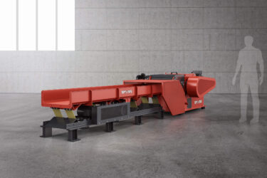 Tiger 600 horizontal shredder rendering