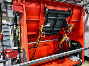 Wartungszugang des WEIMA W5.22 Shredders