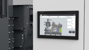 HMI der TH 700 M Brikettpresse von WEIMA